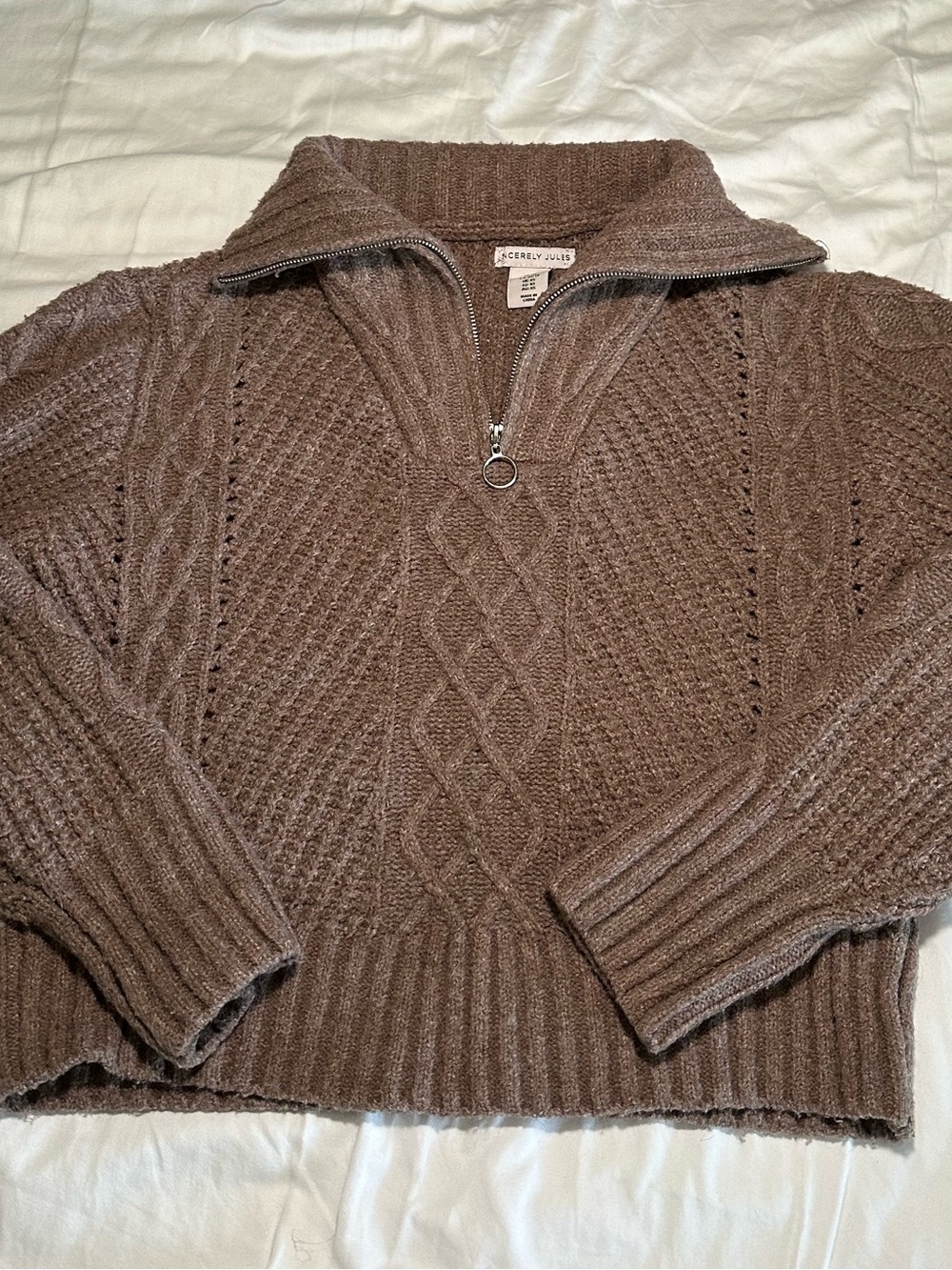 Sincerely Jules brown sweater